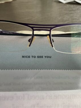 Alain Mikli Handmade in France Marbled Deep Purple Frames